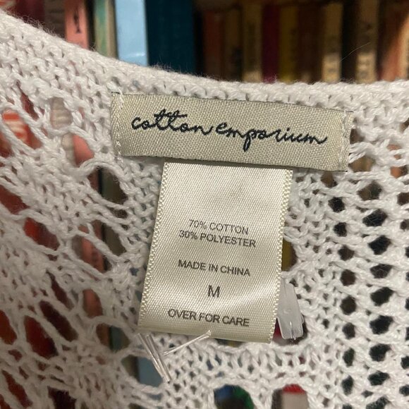 Axes Femme Women's White and Cream Cardigan - Picture 3 of 3